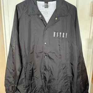 HSTRY BY NAS JACKET,T SHIRT AND HAT LOT.